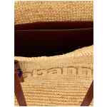 Paco Rabanne Natural Raffia Tote Bag Shopping Bag