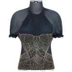 The Attico Jewel Embroidery Top