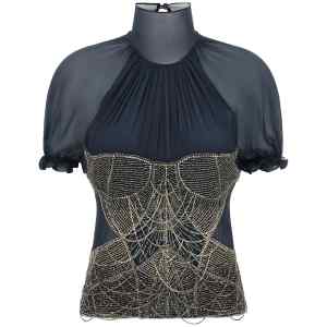 The Attico Jewel Embroidery Top