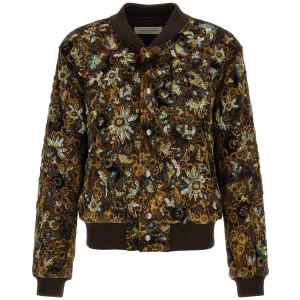 Dries Van Noten Valtor Bomber Jacket With Embroideries And Beads