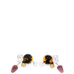 Dries Van Noten Hand-painted Earrings