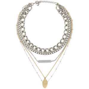 Paco Rabanne Collier 5 Rangs Necklace