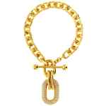 Paco Rabanne Necklace With Crystal Pendant