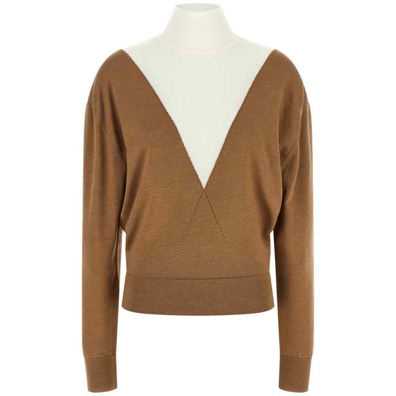 Paco Rabanne Sweater With Perforated Intarsia