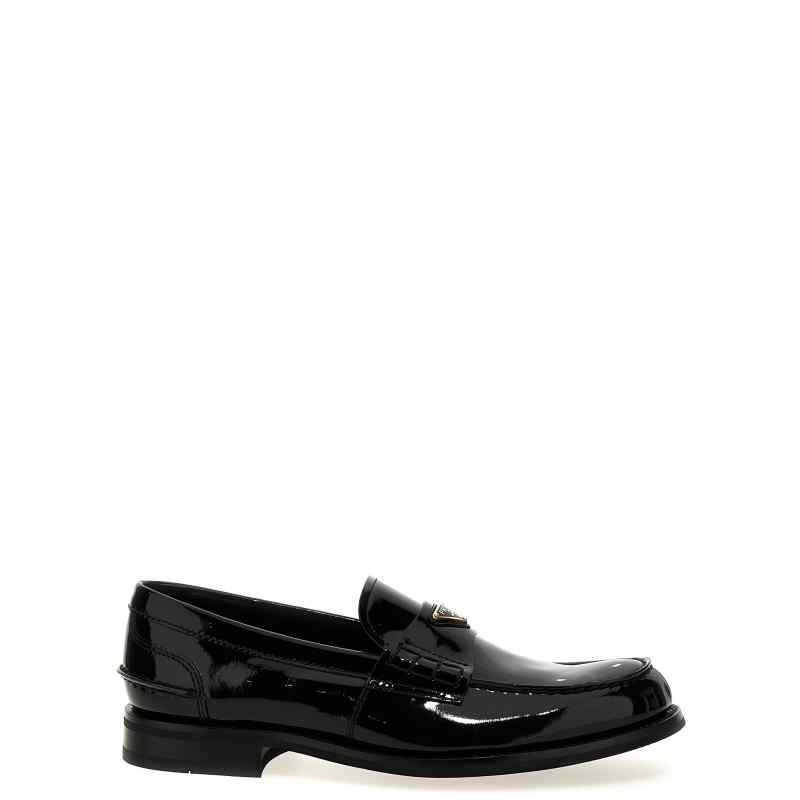 2DB223FX000069F0002_01_M_2024-11-29T08-42-04.035Z-1 Prada Logo Patent Leather Loafer