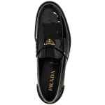 Prada Logo Patent Leather Loafer
