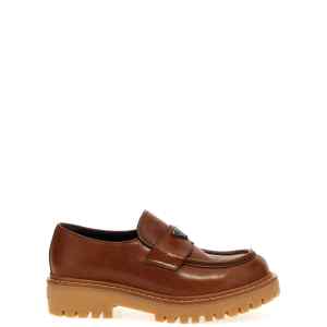 Prada Double Chocolate Loafers