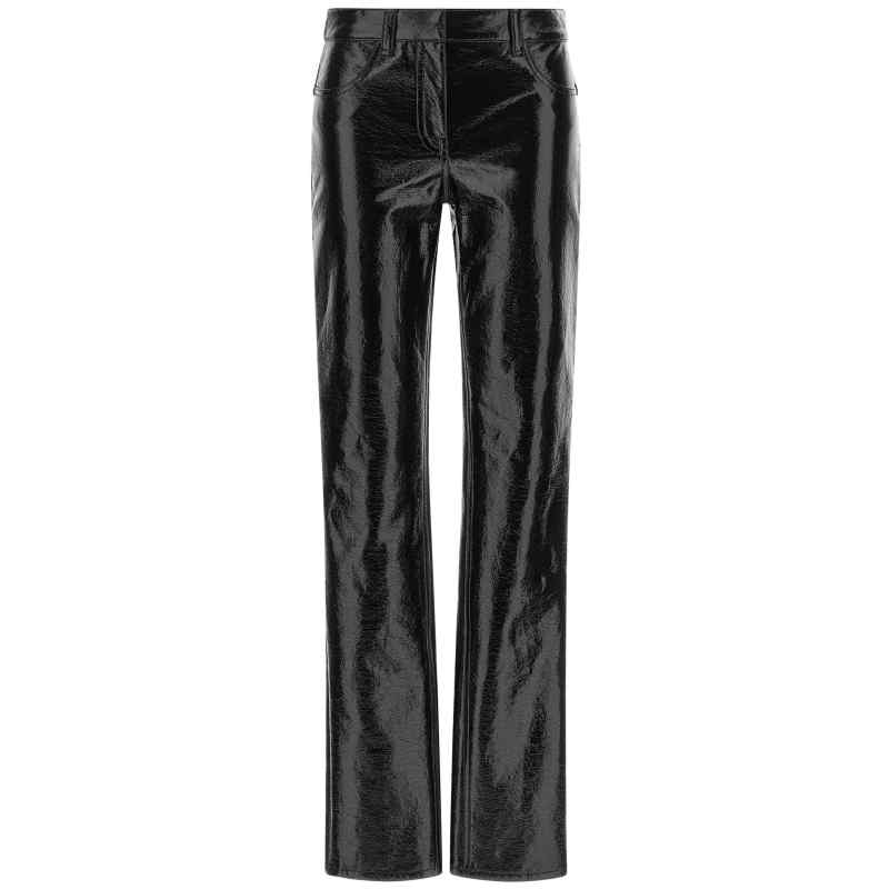 Courreges Straight Vinyl Pants