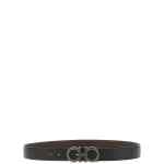 Ferragamo Doppio Gancini Reversible Belt
