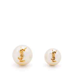 Saint Laurent Asymetrique Perle’ Earrings