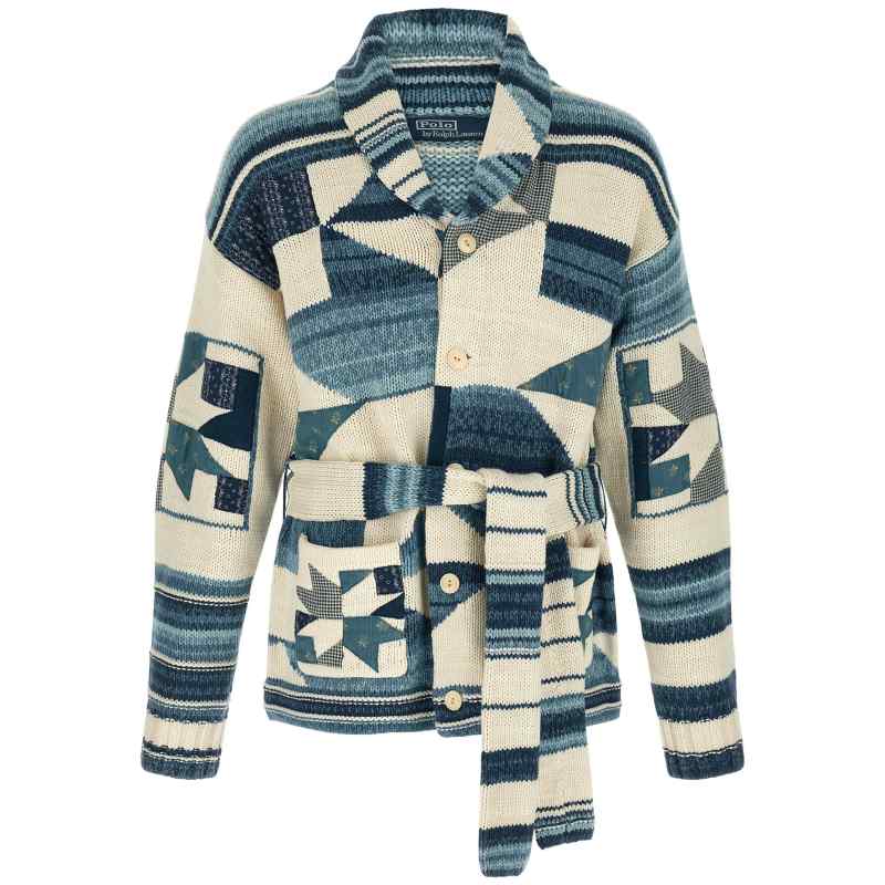 710A12800001_01_M_2026-03-09T09-47-32.567Z Polo Ralph Lauren Patchwork Cardigan
