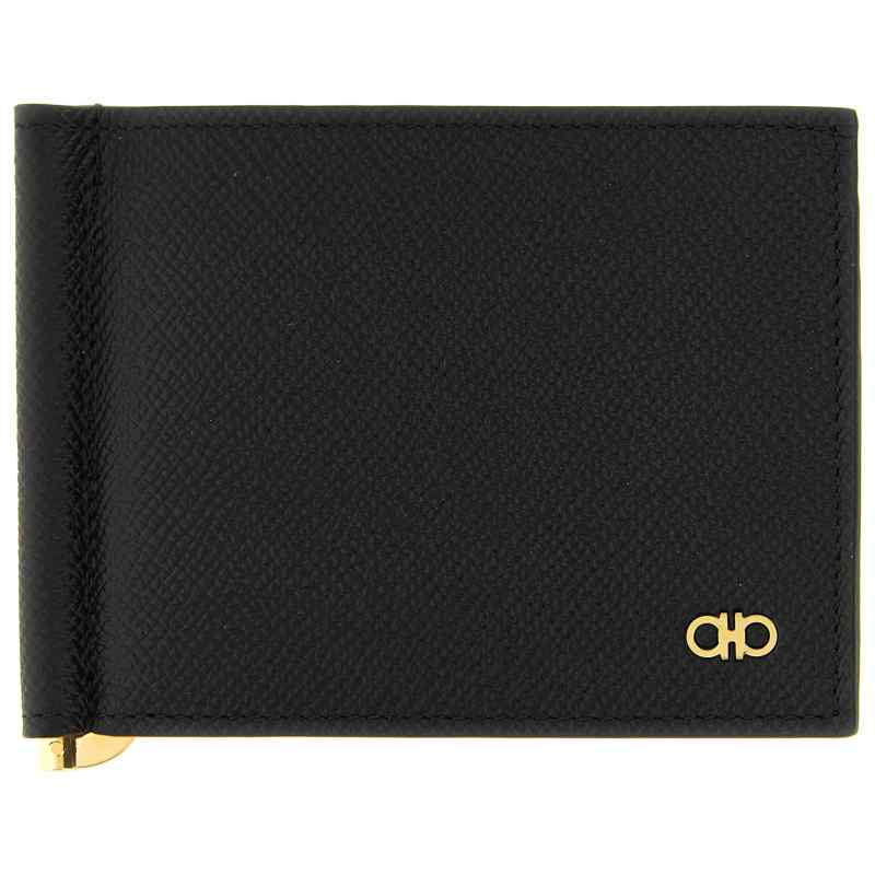 Ferragamo Gancini Wallet With Clip