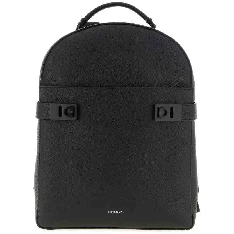 779322NERO_01_M_2026-08-20T10-10-41.738Z Ferragamo Hug Backpack