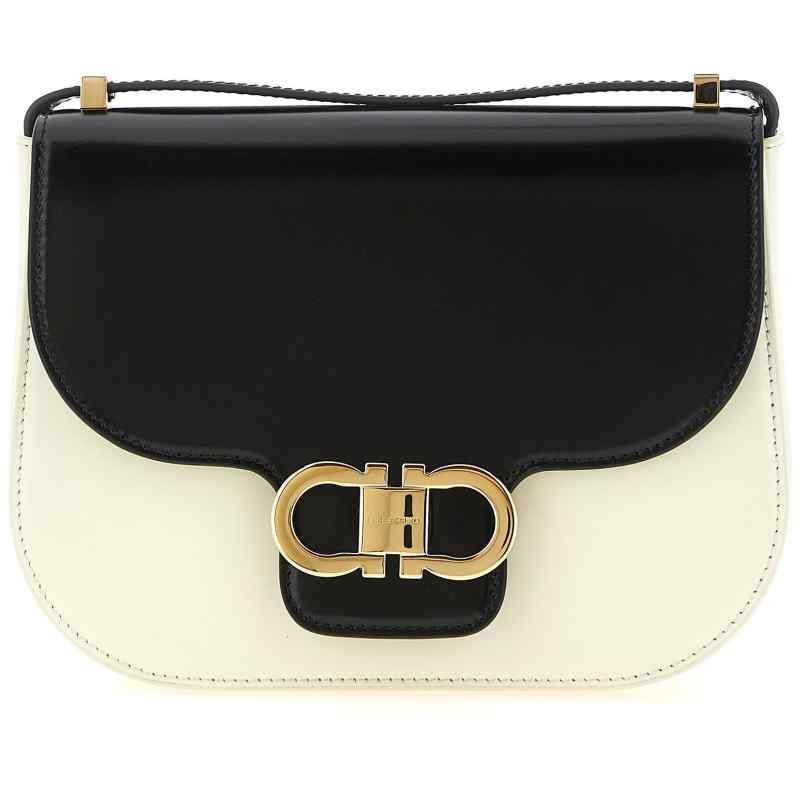 Ferragamo North-south Double Gancini (xs) Crossbody Bag