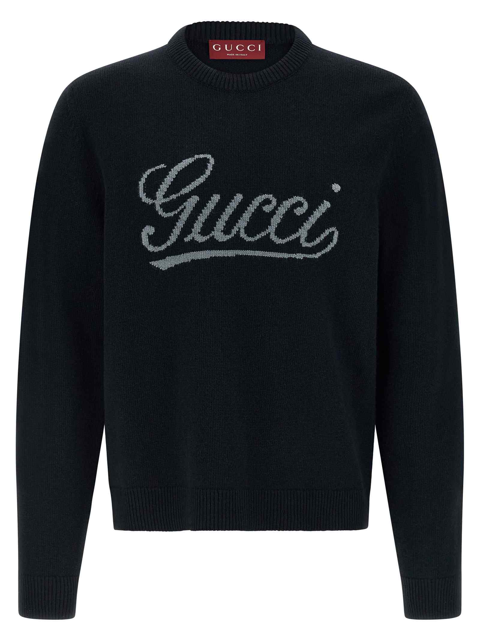 Gucci Logo Intarsia Sweater