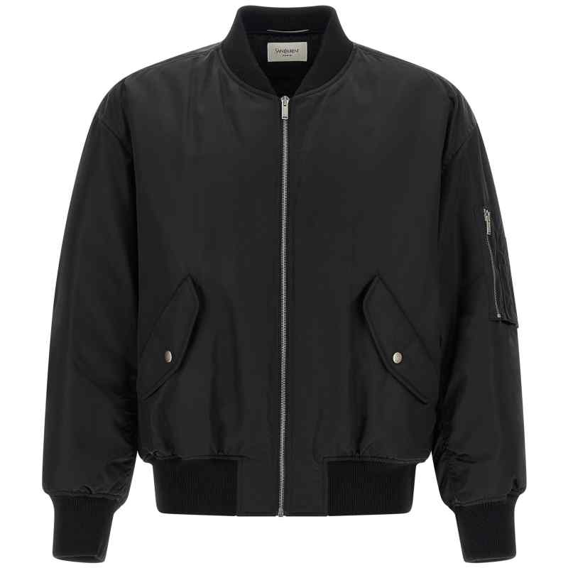 838713YZ9BV1000_01_M_2025-07-28T08-25-32.776Z Saint Laurent Serge Bomber Jacket