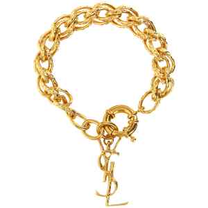 Saint Laurent String Chain Bracelet