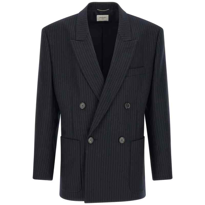 876230Y1I744050_01_M_2026-08-07T09-04-53.256Z-1 Saint Laurent Pinstriped Double-breasted Blazer