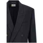 Saint Laurent Pinstriped Double-breasted Blazer