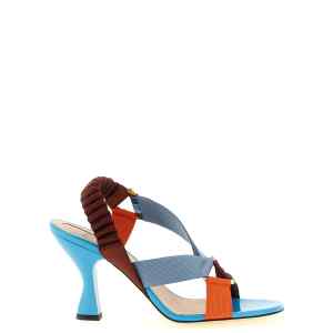 Fendi Colibrì Sandals With Woven Ribbons