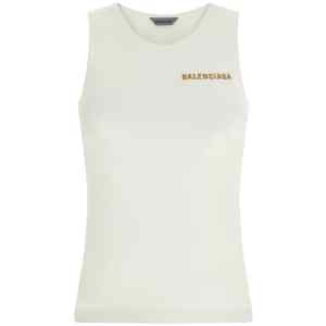 Balenciaga Logo Embroidery Tank Top