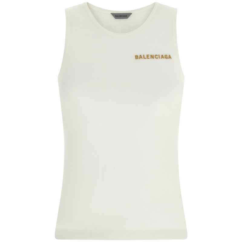 A000JDT34659000_01_M_2026-08-14T11-13-06.794Z Balenciaga Logo Embroidery Tank Top