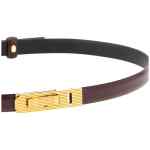 Alberta Ferretti Striped Buckle Belt