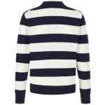 Lacoste Striped Pulover With Polo Collar