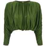 Self-Portrait Short Top With Ripples