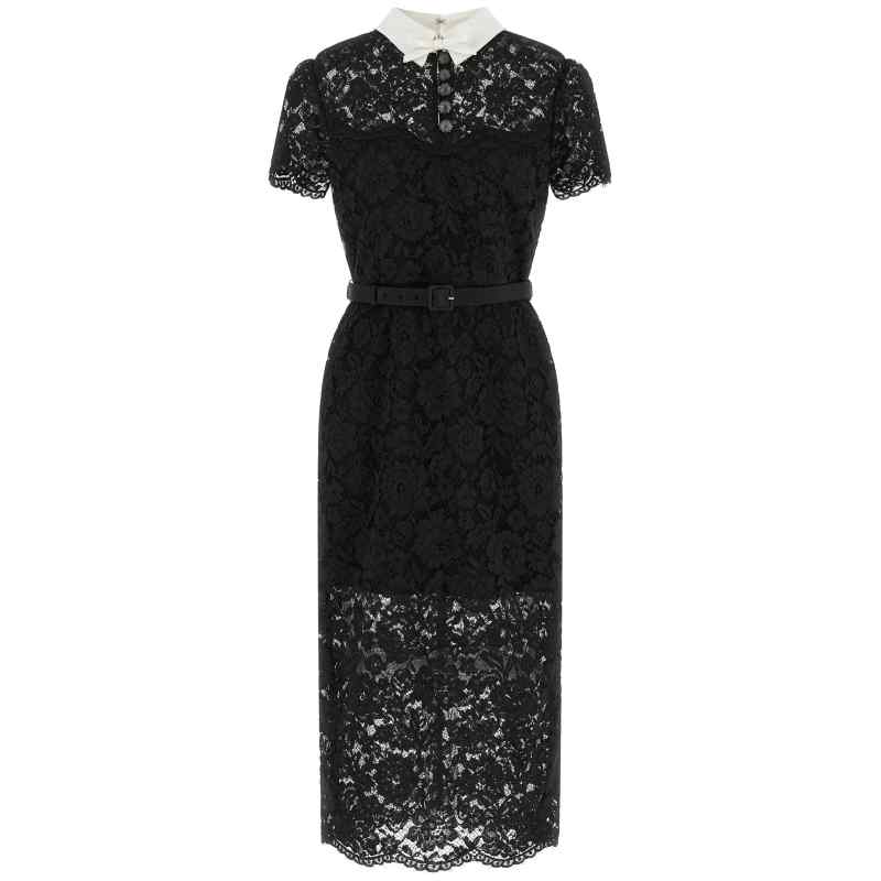 AW26019MABBLACK_01_M_2026-08-03T09-06-09.288Z Self-Portrait Lace Dress With Collar