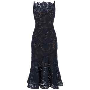 Self-Portrait Spiral Lace Lace Dress