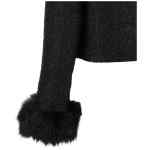 Self-Portrait Bouclé Fur Jacket
