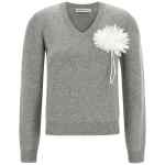 Self-Portrait Fiore Pin Sweater