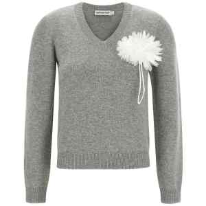 Self-Portrait Fiore Pin Sweater