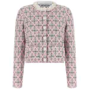 Self-Portrait Floral Collar Cardigan