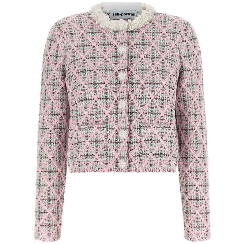 AW26172CPPINK_01_M_2026-07-31T08-43-12.524Z Self-Portrait Floral Collar Cardigan