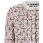 Self-Portrait Floral Collar Cardigan