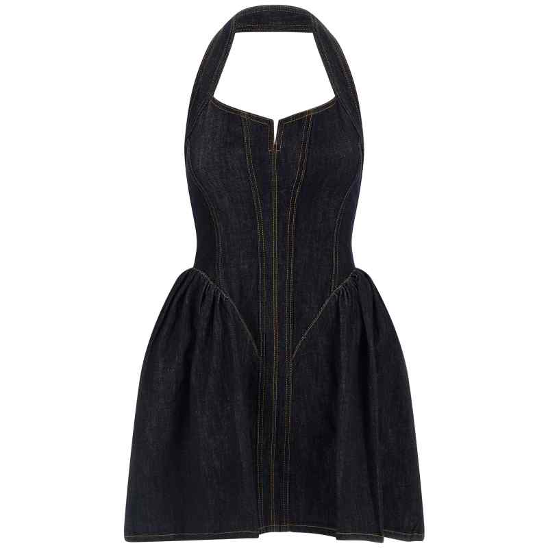 Self-Portrait Denim Dress