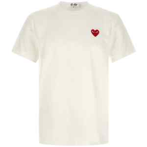 Comme Des Garçons Play Heart Patch T-shirt