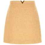 Valentino Garavani V Gold Skirt