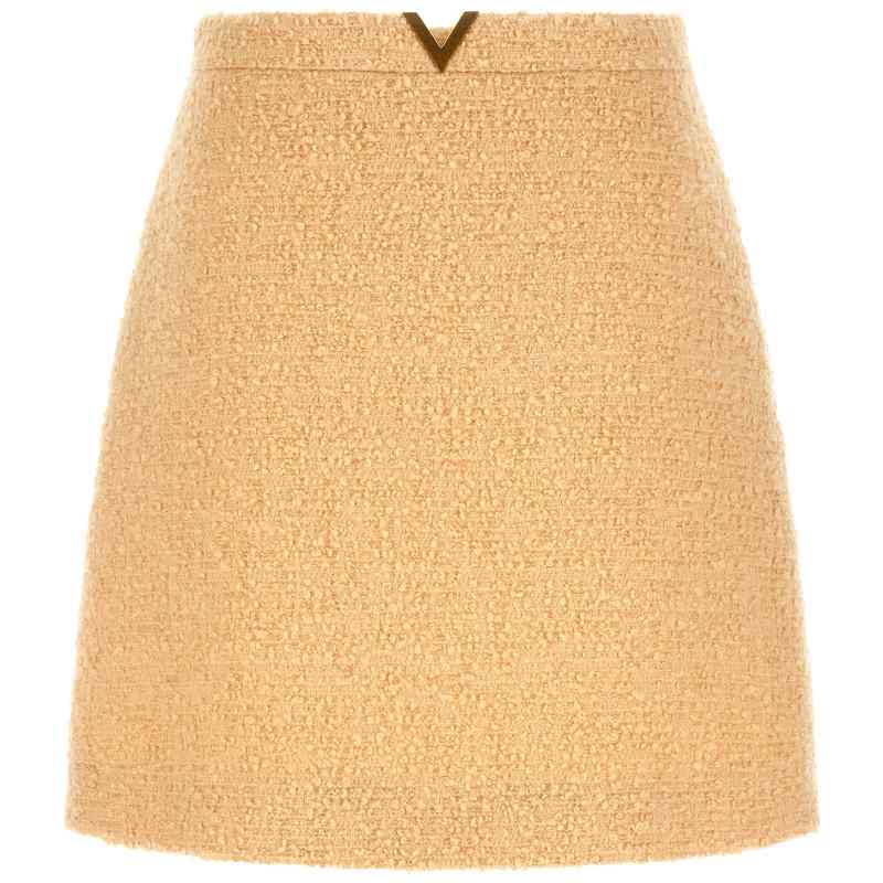 B3RAEH09VMET5_01_M_2025-12-23T10-06-55.282Z Valentino Garavani V Gold Skirt