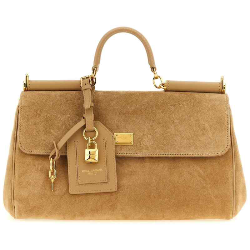 Dolce & Gabbana My Sicily Suede Handbag