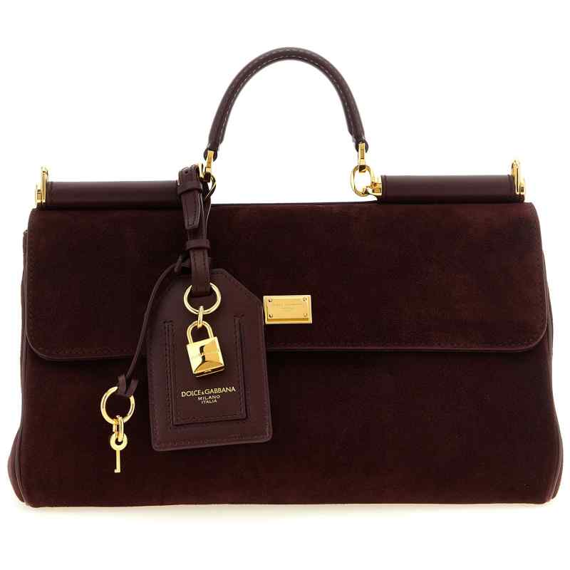Dolce & Gabbana Medium Suede My Sicily Handbag