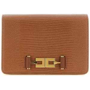 Elisabetta Franchi Lizard Print Crossbody Bag