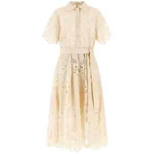 Elie Saab Carving Embroidery Dress