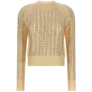 Ermanno Scervino Baguette Studded Sweater