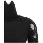 Ermanno Scervino High Neck With Lace Inserts