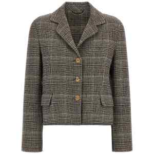 Ermanno Scervino Blazer Cropped Check