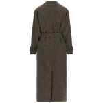 Kiton Chevron Wool Coat