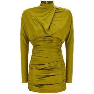 Balmain Draped Mini Dress